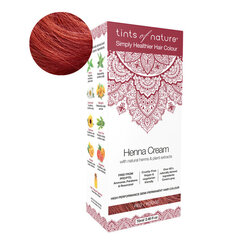 TINTS OF NATURE Henna Cream Red 70 ml hinta ja tiedot | Tints of Nature Hajuvedet ja kosmetiikka | hobbyhall.fi