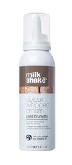 Hiuksiin jätettävä suojaava hoitovaahto Milkshake COLOUR WHIPPED CREAM kaikille hiustyypeille, 100 ml, Cold Brunette hinta ja tiedot | Hiusvärit | hobbyhall.fi