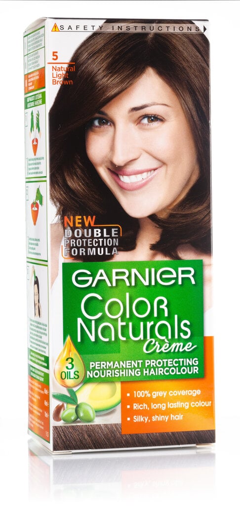 Pitkäkestoinen hiusväri Garnier Color Naturals, Natural Light Brown hinta ja tiedot | Hiusvärit | hobbyhall.fi