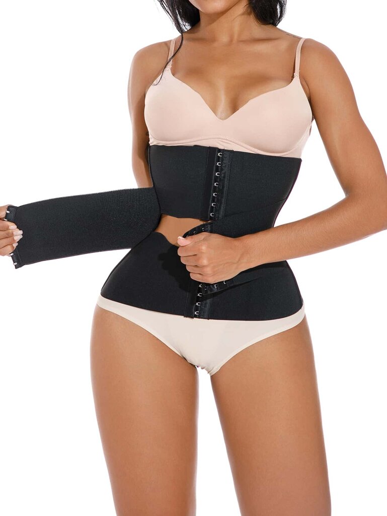 Solid Waist Trainer·Black·S hinta ja tiedot | Maalit | hobbyhall.fi