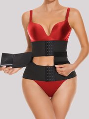 Hook Closure Hook Body Shaper Naisten Vyötärö Trainer vyö·Musta·M hinta ja tiedot | Maalit | hobbyhall.fi