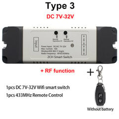 Wifi Switch Smart Opener App -kaukosäädin autotallin oven portille Alexa Echo Google Home Ewelink Control + Rf 433mhz - Oven kaukosäädin hinta ja tiedot | TV-lisätarvikkeet | hobbyhall.fi