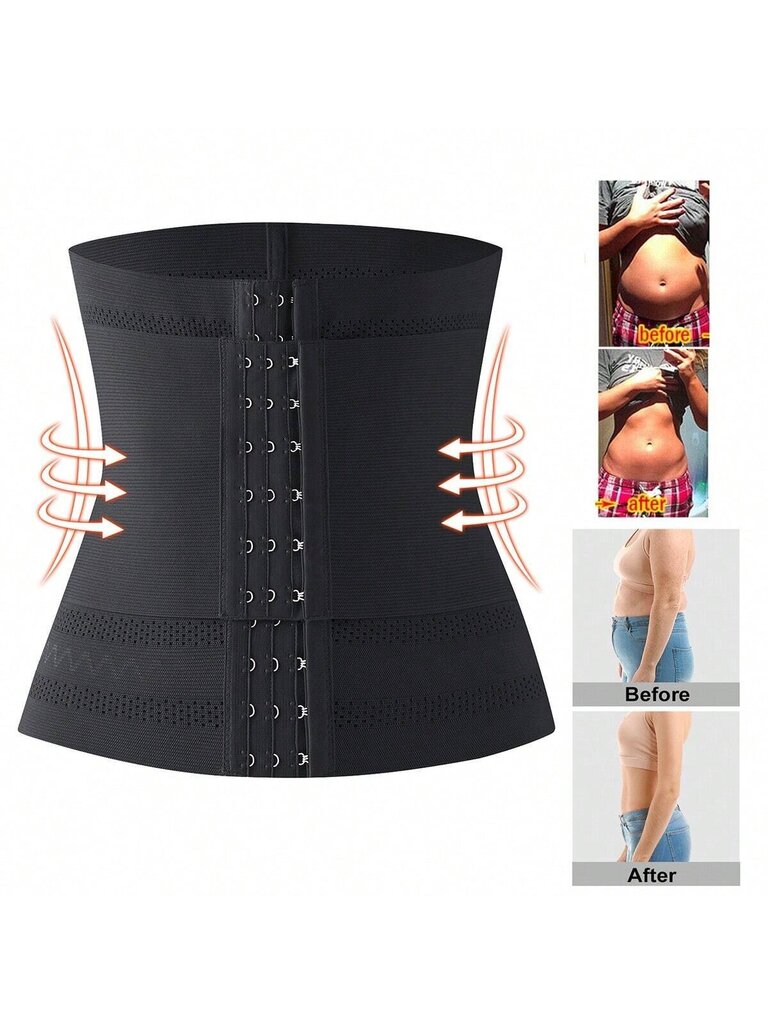 kpl vyötärö Trainer Body Shaper Shaper Shapewear Naisten Synnytyksen jälkeinen side mallinnushihna vyö laihdutuskorsetti naisille Vyökorsetti 3 teräsluu Vahva vatsaa kiristävä vyö vyötärön korjaukseen supertiukka kaksoisvahvistus puristus vatsan kiristys  hinta ja tiedot | Maalit | hobbyhall.fi