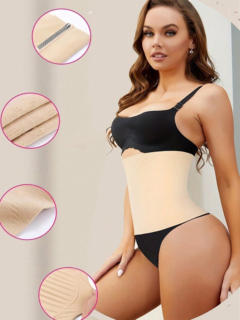 1 kpl Woman Waist trainer Body Shaper laihdutusvyö Sexy Corset Shapewear Control Shaper Korsetti·Aprikoosi·XXS/XS hinta ja tiedot | Maalit | hobbyhall.fi