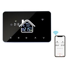 Wifi Smart Thermostat Lcd Display -kosketusnäyttö sähköiseen lattialämmitykseen Vesi/sähkölämmitys Lämpötilan kaukosäädin - Älykäs lämpötilan säätöjärjestelmä hinta ja tiedot | TV-lisätarvikkeet | hobbyhall.fi