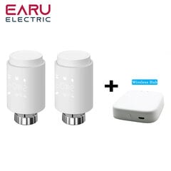 Tuya Smart Zigbee Radiator Actuator Trv ohjelmoitava termostaattinen jäähdyttimen venttiilisovellus etälämpötilansäätimen tuki Alexa - Smart Temperature Control System hinta ja tiedot | TV-lisätarvikkeet | hobbyhall.fi