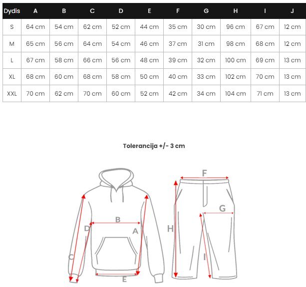 Musta miesten liivisarja Kristijon O/3C392-57920-XXL hinta ja tiedot | Miesten urheiluvaatteet | hobbyhall.fi