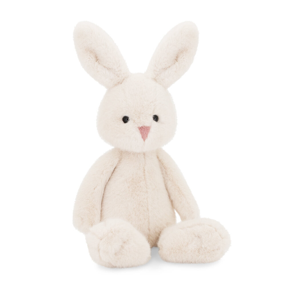 Pehmolelu White Bunny 25 cm hinta ja tiedot | Pehmolelut | hobbyhall.fi