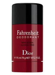 Deodorantti Dior Fahrenheit miehille 75 ml hinta ja tiedot | Dior Hajuvedet ja kosmetiikka | hobbyhall.fi