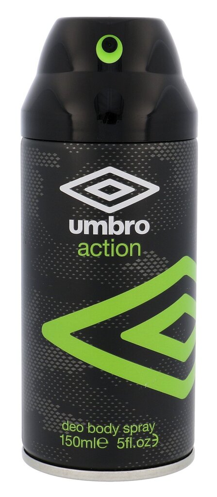 Deodorantti Umbro Action miehille 150 ml hinta ja tiedot | Miesten ihonhoito | hobbyhall.fi