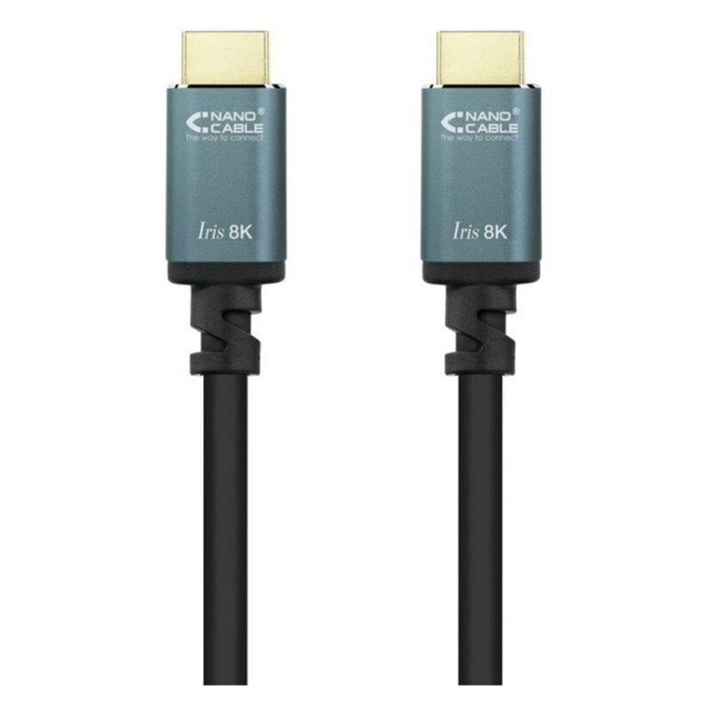 Nanokaapeli HDMI 2.1, 1m hinta ja tiedot | Kaapelit ja adapterit | hobbyhall.fi