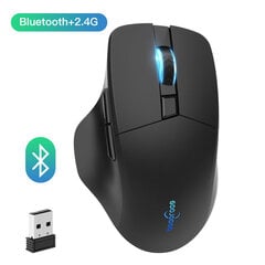 Langaton Bluetooth hiiri 2.4G hiiri gamer 4000 DPI optinen anturi 6 mykistyspainiketta MacBook Tablet kannettavalle PC pelihiiri hinta ja tiedot | Hiiret | hobbyhall.fi