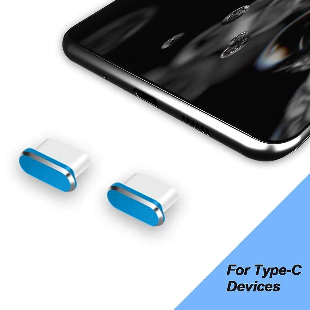 2kpl Type-c pölynestopistoke, usb C -porttiliittimen pölysuojukset, pölynsuojapistoke hinta ja tiedot | Puhelimen lisätarvikkeet | hobbyhall.fi