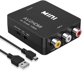 AV-HDMI-videosignaalimuunnin hinta ja tiedot | Kaapelit ja adapterit | hobbyhall.fi