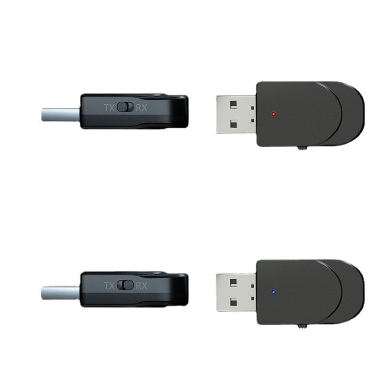 USB Bluetooth 5.0 -äänilähetin ja -vastaanotin 2 in 1 -kytkin tietokoneen TV-sovittimen auton kaksoislähtö hinta ja tiedot | Puhelimen lisätarvikkeet | hobbyhall.fi