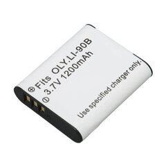 Li 90B Akku 1200 mAh Cam Lithium Ion Akku Olympus TG5 TG4 SP100 TG3 SH 1 SH2 SH3 SH50 SH60 Ricoh GR3 GRIII:lle hinta ja tiedot | Kameratarvikkeet | hobbyhall.fi