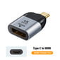 8K USB C - HDMI -videomuunnin Tuki VGA DP Mini DP 4K 8k 60 Hz USB C 3.1 Type C -sovitin Samsung Huawei MacBook Type C - HDMI:lle hinta ja tiedot | Kaapelit ja adapterit | hobbyhall.fi