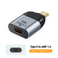 8K USB C - HDMI -videomuunnin Tuki VGA DP Mini DP 4K 8k 60 Hz USB C 3.1 Type C -sovitin Samsung Huawei MacBook Type C - Mini DP:lle hinta ja tiedot | Kaapelit ja adapterit | hobbyhall.fi