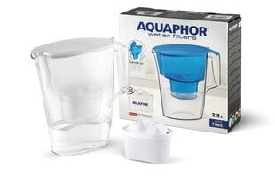 AQUAPHOR water filter jug Time MF+ (white) hinta ja tiedot | Keittiövälineet | hobbyhall.fi