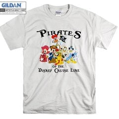 Pirates Of The Caribbean Crewneck T shirt T-shirt hinta ja tiedot | Miesten T-paidat | hobbyhall.fi