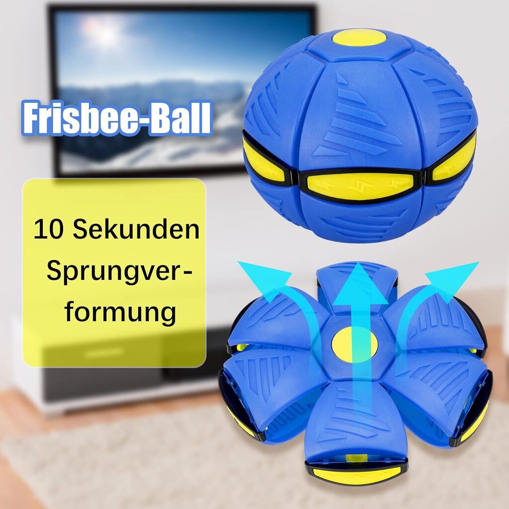 Lemmikkilelu frisbeepallo, Flyball Magic Dekompressio- ja muodonmuutosjalkapuristin, Interaktiivinen Flytackle-pallo, Pienen ja Keskikokoisen koiran lelu hinta ja tiedot | Koiran lelut | hobbyhall.fi