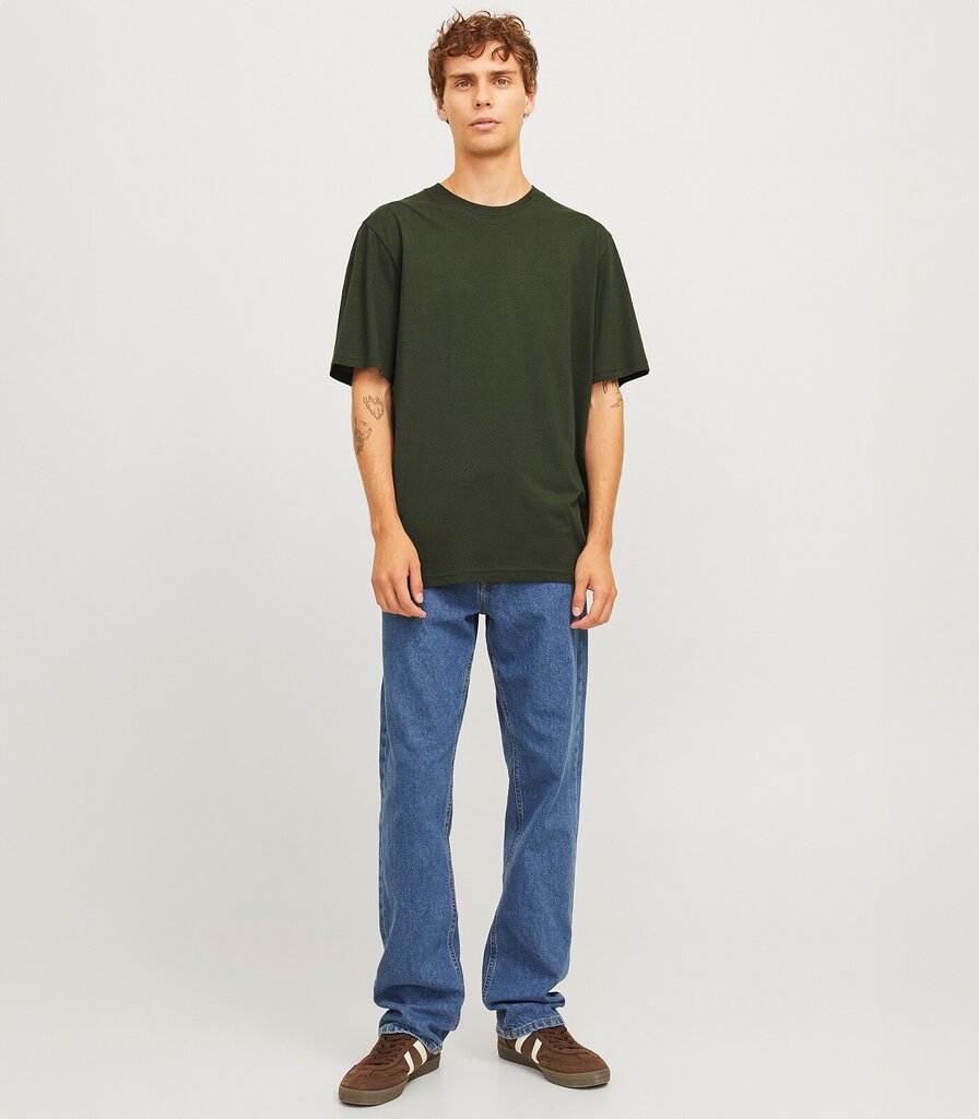 Jack & Jones Miesten T-paita 12263856*03, oliivi/komb 5715669205431 hinta ja tiedot | Miesten T-paidat | hobbyhall.fi