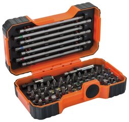 BAHCO teräsarja 1/4" 54 kpl värikoodattu 2 adapterilla PH,PH2G,PZ,SL,Hex,TORX,TORX TR,R 25mm 45kpl, 125mm 4kpl ja 150mm 3kpl hinta ja tiedot | Käsityökalut | hobbyhall.fi