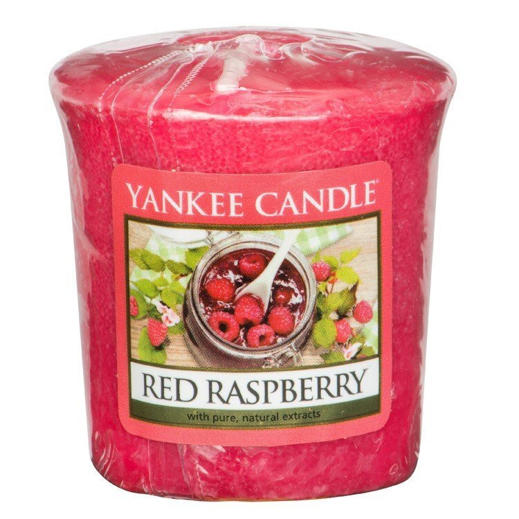Yankee Candle Red Raspberry tuoksukynttilä 49 g hinta ja tiedot | Kynttilät ja kynttilänjalat | hobbyhall.fi