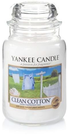 Yankee Candle Clean Cotton tuoksukynttilä 623 g hinta ja tiedot | Kynttilät ja kynttilänjalat | hobbyhall.fi