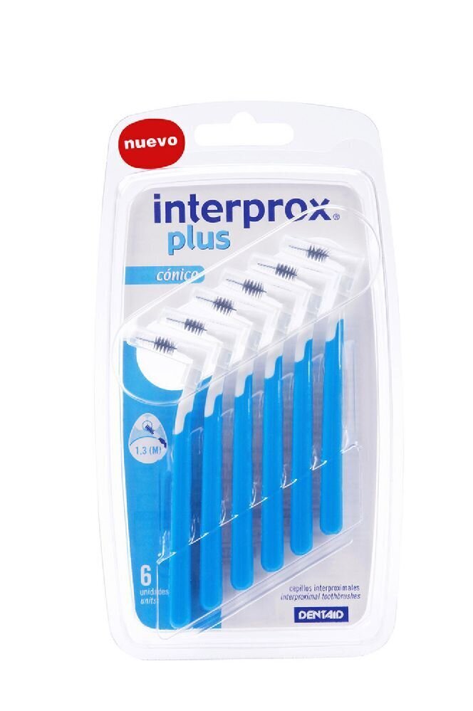 Interprox Plus Cónico hammasväliharjat, 6 kpl. hinta ja tiedot | Suuhygienia | hobbyhall.fi