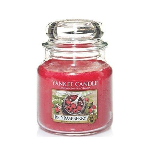 Yankee Candle Red Raspberry tuoksukynttilä 411 g hinta ja tiedot | Kynttilät ja kynttilänjalat | hobbyhall.fi