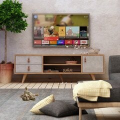 TV-pöytä Kalune Design Seva, ruskea/harmaa hinta ja tiedot | TV-tasot | hobbyhall.fi