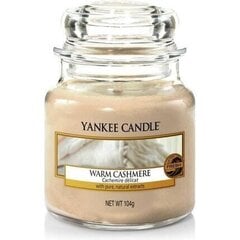 Yankee Candle Warm Cashmere tuoksukynttilä 411 g hinta ja tiedot | Kynttilät ja kynttilänjalat | hobbyhall.fi
