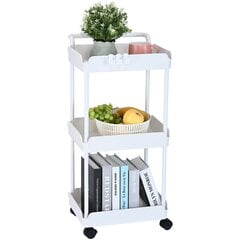 3-tasoinen keittiökärry Vevor, 370x355x761 mm hinta ja tiedot | Keittiön kaapit | hobbyhall.fi