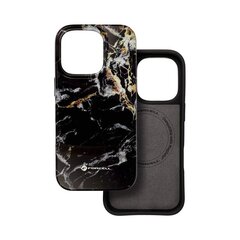 Forcell F-Protect Mirage MagSafe iPhone 16 Pro - Musta marmori hinta ja tiedot | Puhelimen kuoret ja kotelot | hobbyhall.fi