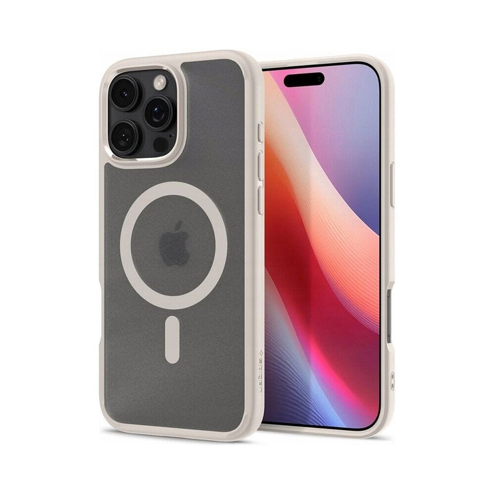 Spigen Ultra Hybrid MagFit iPhone 16 Pro - Frost Natural Titanium hinta ja tiedot | Puhelimen kuoret ja kotelot | hobbyhall.fi