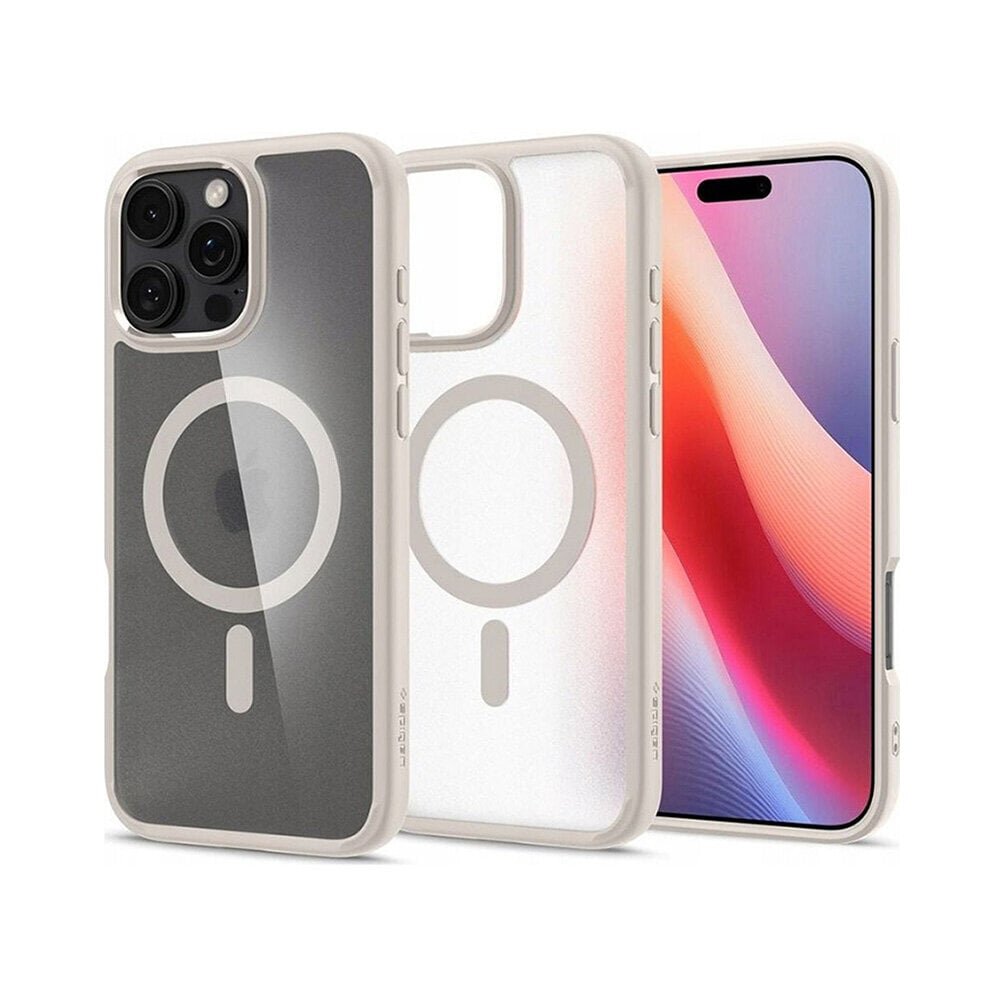 Spigen Ultra Hybrid MagFit iPhone 16 Pro Max - Frost Natural Titanium hinta ja tiedot | Puhelimen kuoret ja kotelot | hobbyhall.fi