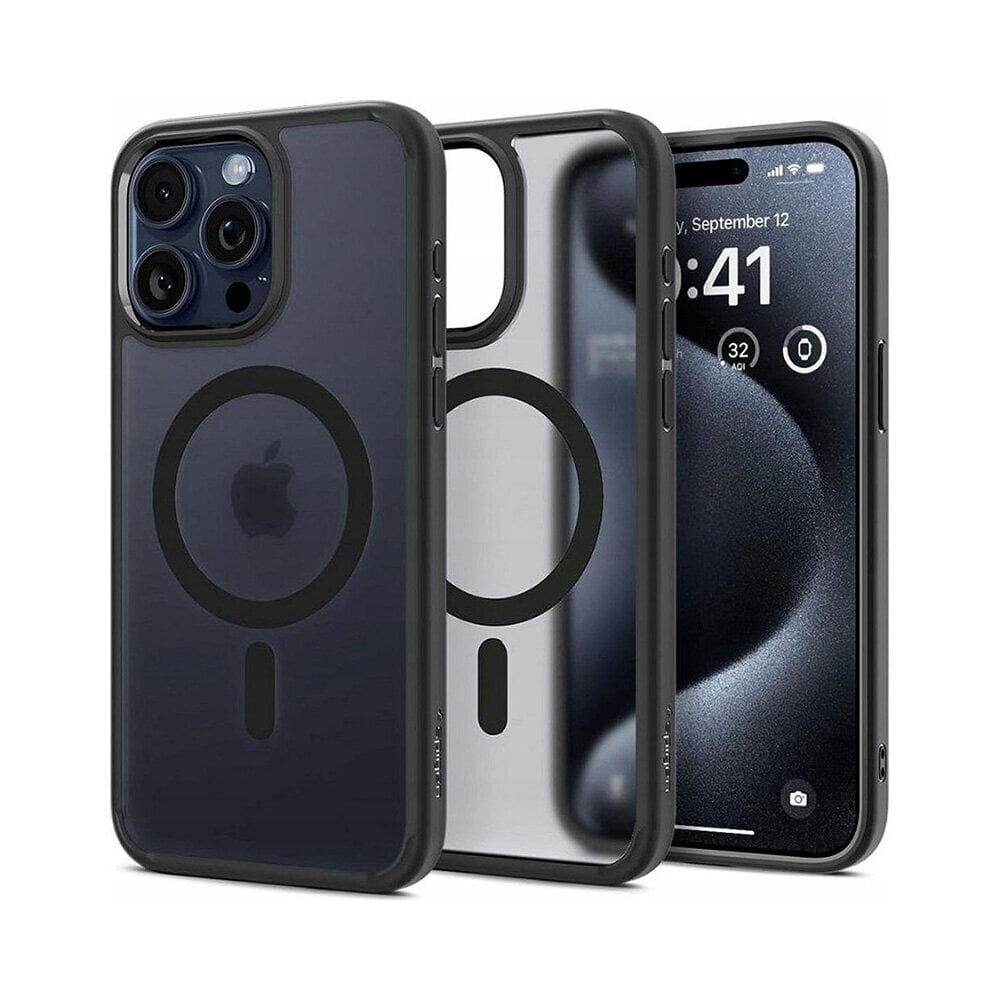 Spigen Ultra Hybrid MagFit iPhone 16 Pro Max - Frost Black hinta ja tiedot | Puhelimen kuoret ja kotelot | hobbyhall.fi