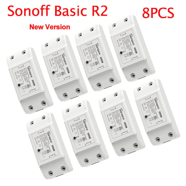 Sonoff Basic R2 Wifi Smart Switch Smart Home -kaukosäädin päälle/pois Diy-ajastinkytkin Ewelink-sovelluksen kautta Työskentele Alexa Google Homen kanssa - Automaatiomoduulit