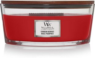 WoodWick Tuoksukynttilä Crimson Berries, 453 g. hinta ja tiedot | WoodWick Huonekalut ja sisustus | hobbyhall.fi