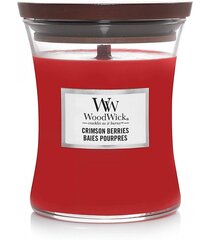 WoodWick Tuoksukynttilä Crimson Berries, 275 g hinta ja tiedot | WoodWick Huonekalut ja sisustus | hobbyhall.fi
