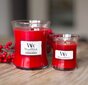 WoodWick Tuoksukynttilä Crimson Berries, 275 g hinta ja tiedot | Kynttilät ja kynttilänjalat | hobbyhall.fi