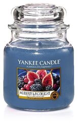 Yankee Candle Mulberry & Fig Delight tuoksukynttilä 411 g hinta ja tiedot | Yankee Candle Huonekalut ja sisustus | hobbyhall.fi