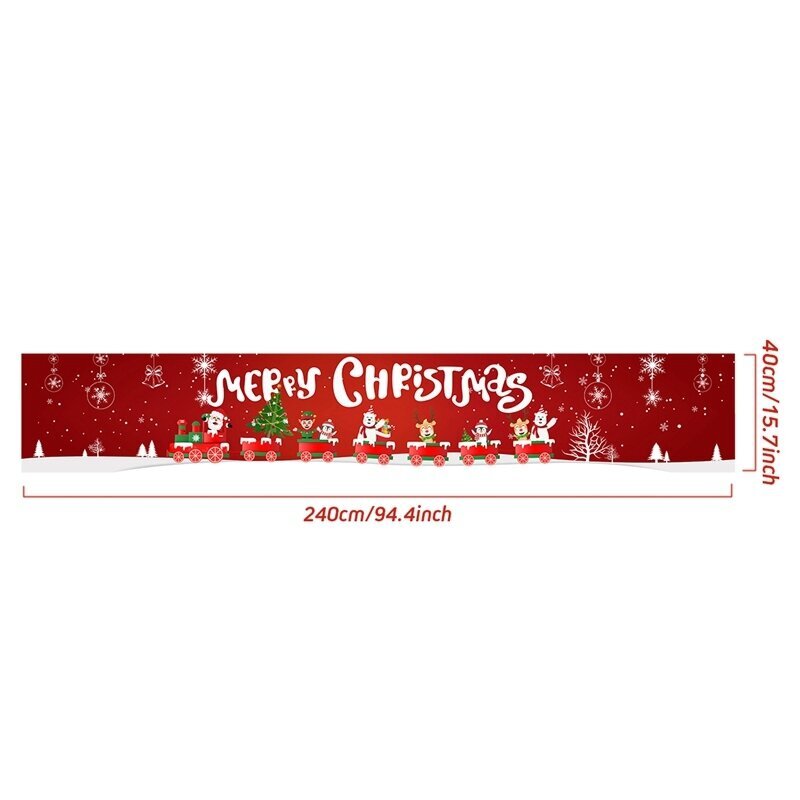 -1 Oxford Cloth Outdoor Banner Hyvää joulua Sisustus kotiin 2023 Joulun ulkosisustus Xmas Navidad Noel Hyvää uutta vuotta 2024 hinta ja tiedot | Joulukoristeet | hobbyhall.fi