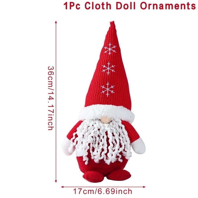 -32Gnome Christmas Faceless Doll Hyvää joulua koristeet kotiin joulukoristeet Xmas Navidad Natal uusi vuosi 2024 hinta ja tiedot | Joulukoristeet | hobbyhall.fi