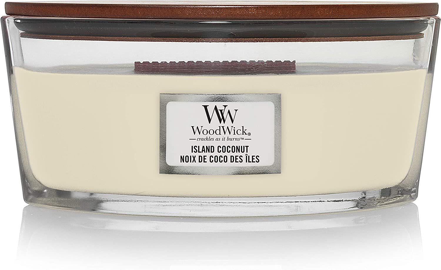 WoodWick Tuoksukynttilä Island Coconut, 453.6g. hinta ja tiedot | Kynttilät ja kynttilänjalat | hobbyhall.fi