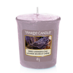 Yankee Candle Tuoksukynttilä Dried Lavender & Oak 49 g hinta ja tiedot | Kynttilät ja kynttilänjalat | hobbyhall.fi