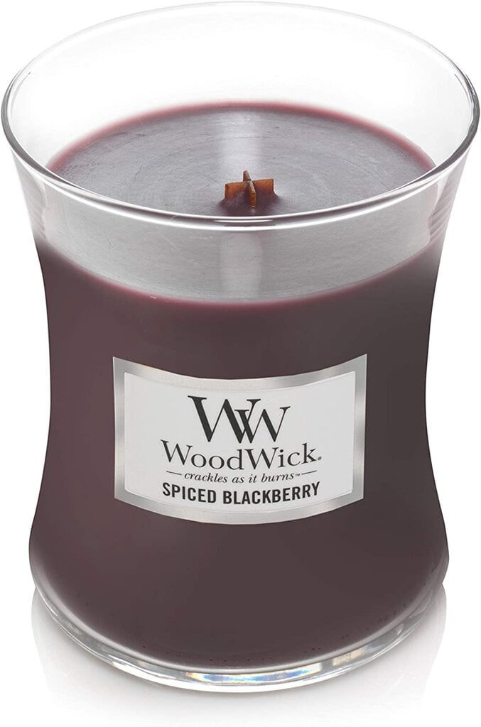 WoodWick Tuoksukynttilä Spiced Blackberry, 275 g. hinta ja tiedot | Kynttilät ja kynttilänjalat | hobbyhall.fi