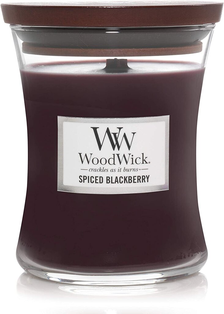 WoodWick Tuoksukynttilä Spiced Blackberry, 275 g. hinta ja tiedot | Kynttilät ja kynttilänjalat | hobbyhall.fi