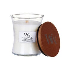 WoodWick Tuoksukynttilä White Tea & Jasmine 275g hinta ja tiedot | WoodWick Sisustus | hobbyhall.fi